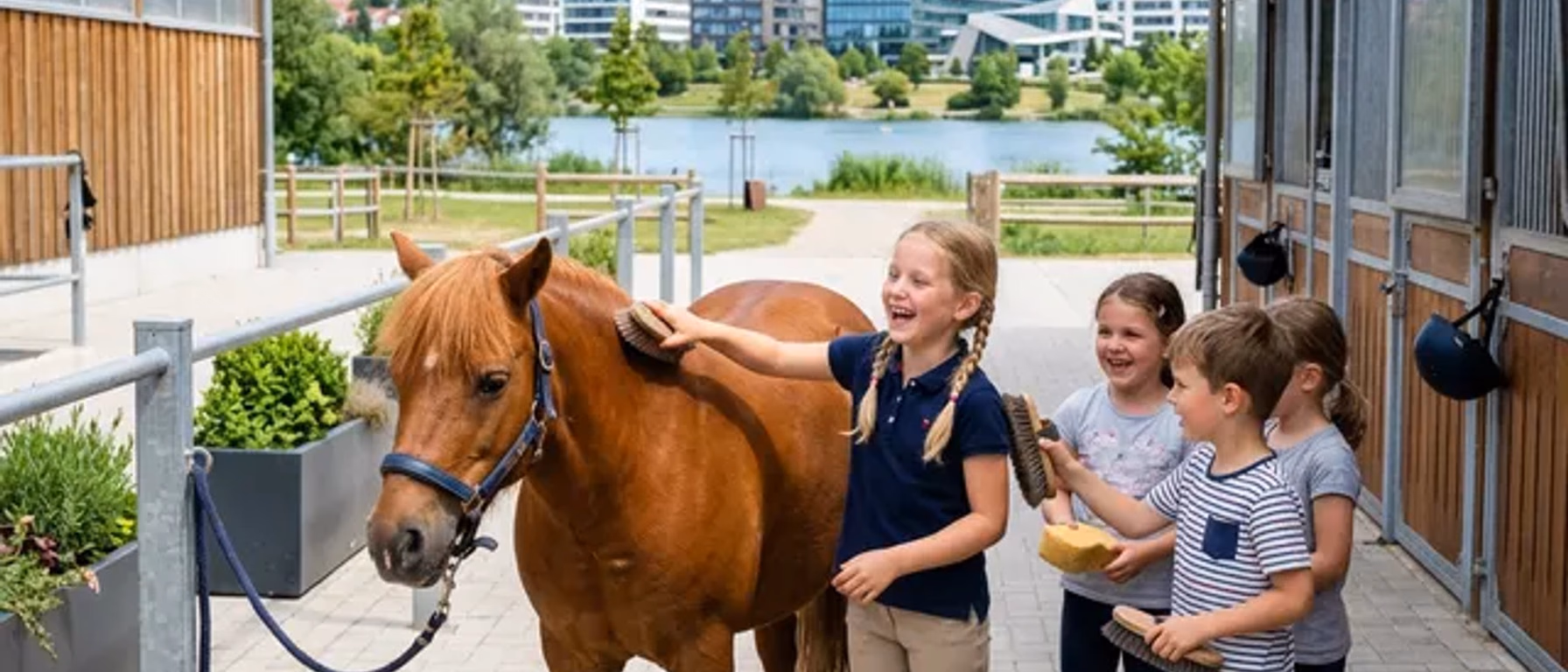 Ponyreiten in Böblingen für Kinder | Ponyhof bei Stuttgart