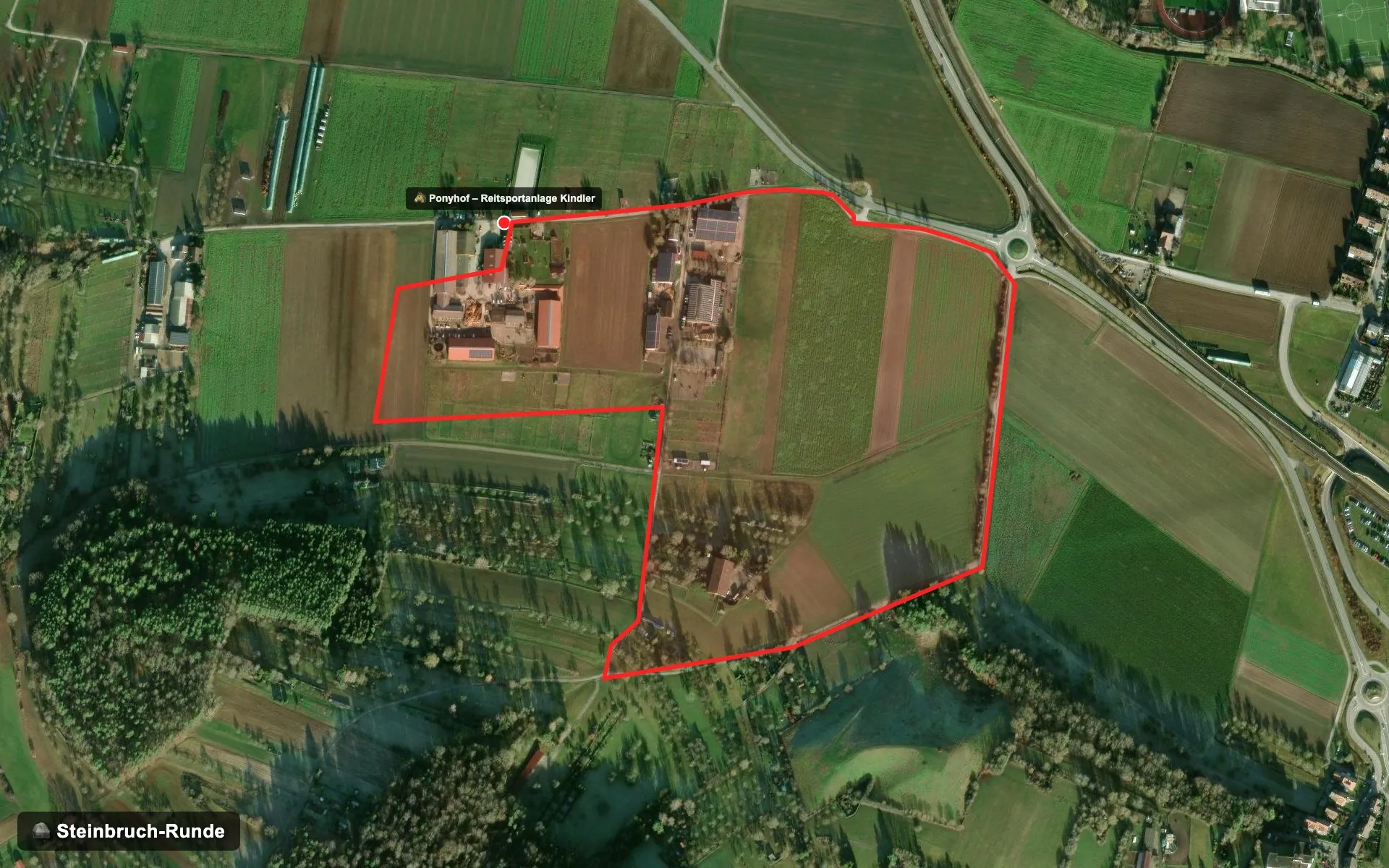 Wegbeschreibung Steinbruch-Runde