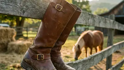 Kind sitzt ruhig auf einem Pony, während Eltern die Preise am Ponyhof transparent vergleichen