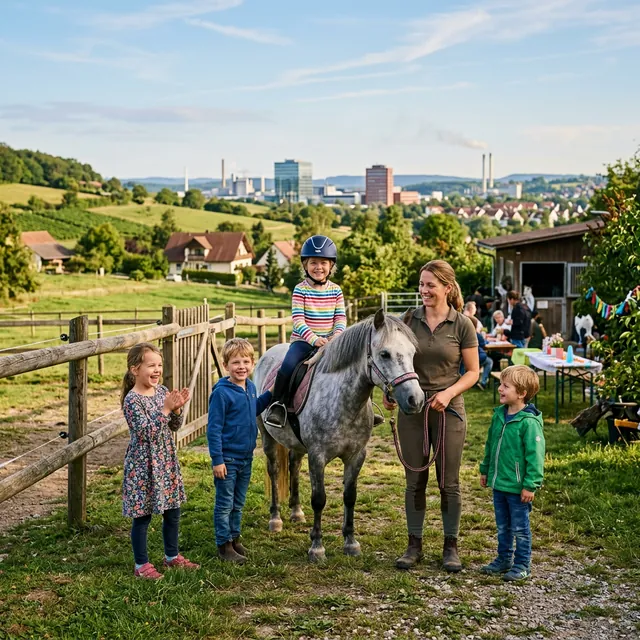 Kindergeburtstag in Böblingen feiern | Ponyhof bei Renningen