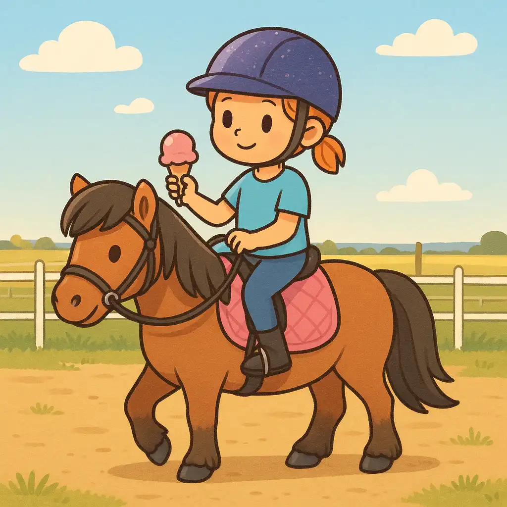 Ein Kind kuschelt mit der geduldigen Coco