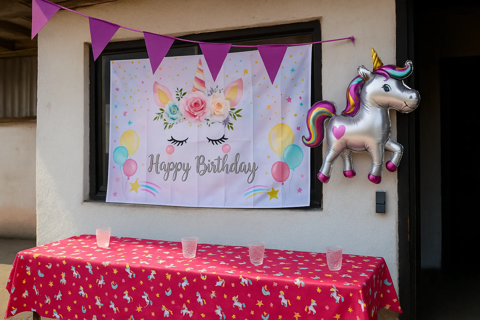 Fröhlicher Kindergeburtstag mit Ponys